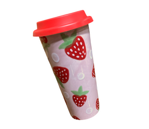 Denville Strawberry Travel Mug