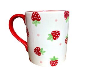 Denville Strawberry Dot Mug