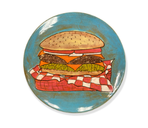 Denville Hamburger Plate