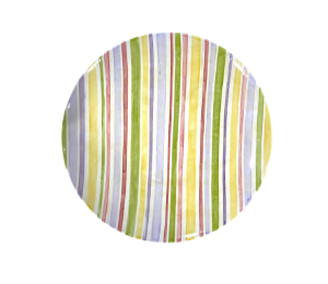 Denville Striped Fall Plate