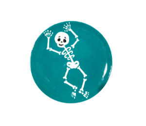 Denville Jumping Skeleton Plate