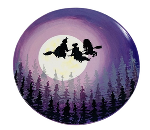 Denville Kooky Witches Plate