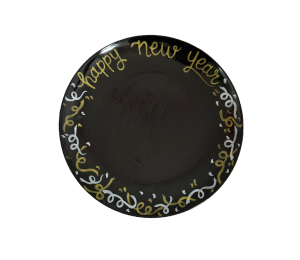 Denville New Year Confetti Plate