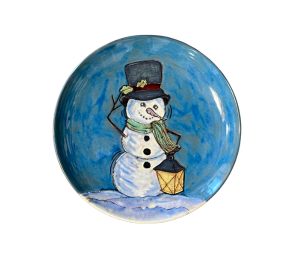 Denville Rustic Glazed Snowman