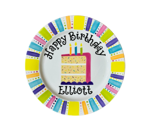 Denville Birthday Cake Plate